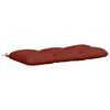 vidaXL Padp&aacute;rna VIANEN 100% poli&eacute;szter Piros 100 x 50 x 12 cm
