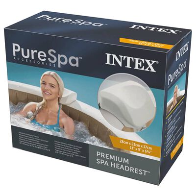 Intex Premium PureSpa fehér hab fejtámla 28 x 23 x 17 cm