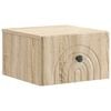 vidaXL Fali &eacute;jjeli szekr&eacute;ny Sonoma T&ouml;lgy 33 x 34,5 x 20 cm Szerelt Fa
