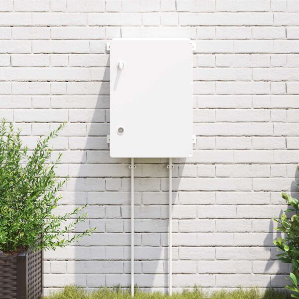 vidaXL Vez&eacute;rlőszekr&eacute;ny Sz&uuml;rke 47 x 20 x 60 cm ABS Műanyag