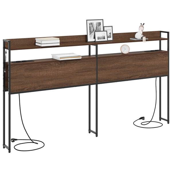 vidaXL T&aacute;rol&oacute; fejt&aacute;mla polcokkal t&aacute;rol&oacute;val barna t&ouml;lgy 180 cm Faanyag