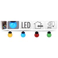 ProGarden 20 izzós többszínű LED party fényszett 12 V