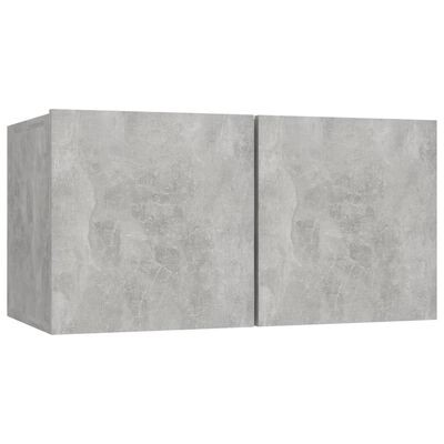 vidaXL betonszürke függő TV-szekrény 60 x 30 x 30 cm