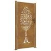vidaXL Corten ac&eacute;l kerti kapu 100x175 cm, fa mint&aacute;zat&uacute;