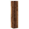 vidaXL antik fa sz&iacute;nű szerelt fa sarokszekr&eacute;ny 33 x 33 x 165 cm