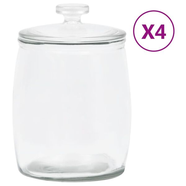 vidaXL 4 db &uuml;veged&eacute;ny fed&eacute;llel 8000 ml