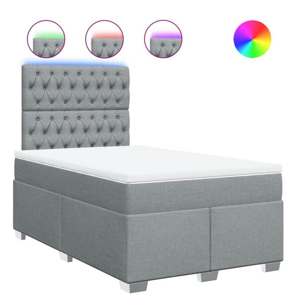 vidaXL vil&aacute;gossz&uuml;rke sz&ouml;vet rug&oacute;s &aacute;gy matraccal 120 x 200 cm