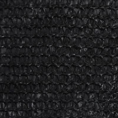 vidaXL fekete HDPE napvitorla 160 g/m² 3,6 x 3,6 x 3,6 m