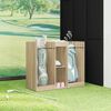 vidaXL Golf Szekr&eacute;ny Egysz&iacute;nű Sonoma t&ouml;lgy 102 x 45 x 85,5 cm