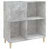 vidaXL betonsz&uuml;rke szerelt fa hanglemezszekr&eacute;ny 84,5 x 38 x 89 cm