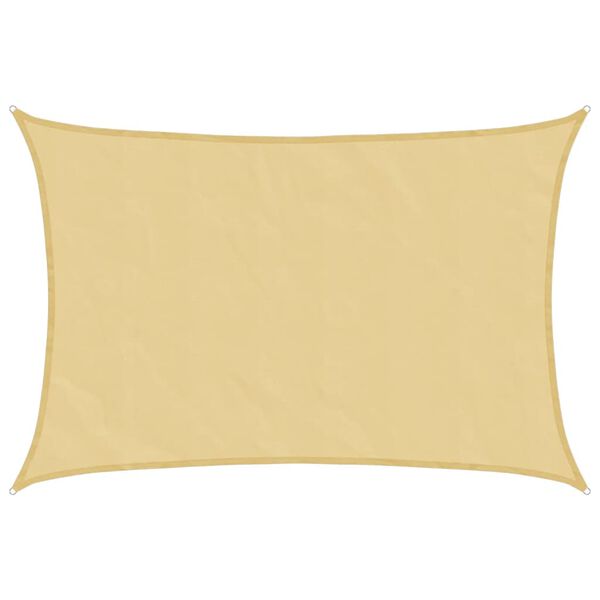 vidaXL homoksz&iacute;nű 100% oxford sz&ouml;vet napvitorla 4,5x3,5 m