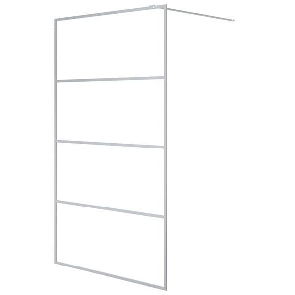 vidaXL ez&uuml;stsz&iacute;nű &aacute;tl&aacute;tsz&oacute; ESG &uuml;veg zuhanyfal 115x195 cm