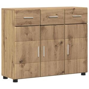 vidaXL Sz&eacute;f polcokkal FLORIN Artisan t&ouml;lgy 88,5 x 30,5 x 73 cm Faanyag
