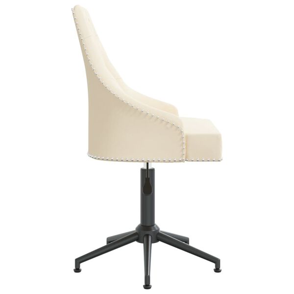 vidaXL 4 db kr&eacute;msz&iacute;nű b&aacute;rsony forg&oacute; &eacute;tkezősz&eacute;k