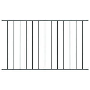 vidaXL antracitsz&uuml;rke porsz&oacute;rt ac&eacute;l ker&iacute;t&eacute;spanel Woerden 1,7 x 1 m