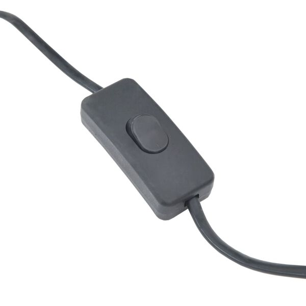 vidaXL fekete fűzfa &aacute;ll&oacute;l&aacute;mpa 52 cm E27