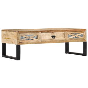 vidaXL t&ouml;m&ouml;r mang&oacute;fa doh&aacute;nyz&oacute;asztal 110 x 50 x 38 cm