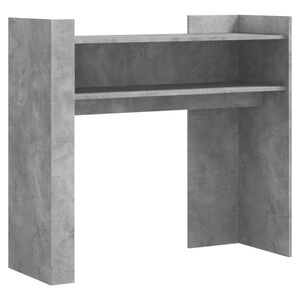 vidaXL betonsz&uuml;rke szerelt fa t&aacute;lal&oacute;asztal 100x35x90 cm