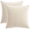 vidaXL P&aacute;rna huzat 2 db HEERLEN Kr&eacute;msz&iacute;nű 30 x 30 cm Chenille Sz&ouml;vet