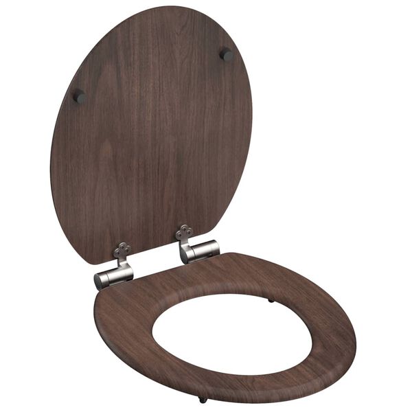 SCH&Uuml;TTE DARK WOOD MDF finoman z&aacute;r&oacute;d&oacute; WC-&uuml;lőke