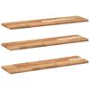 vidaXL 3 db olajbevonat&uacute; t&ouml;m&ouml;r ak&aacute;cfa f&uuml;ggőpolc 100 x 20 x 2 cm