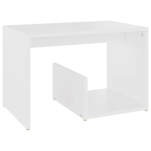 vidaXL feh&eacute;r forg&aacute;cslap kisasztal 59 x 36 x 38 cm
