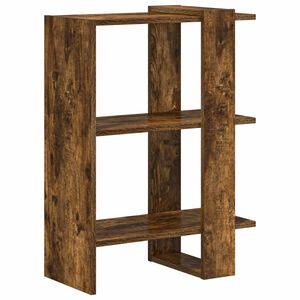 vidaXL K&ouml;nyvespolc F&uuml;st&ouml;lt t&ouml;lgy 52 x 25 x 71,5 cm Faanyag