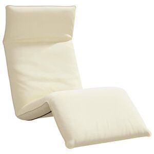 vidaXL kr&eacute;m oxford-sz&ouml;vet &ouml;sszecsukhat&oacute; napoz&oacute;&aacute;gy 175x54x8,5 cm
