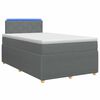 vidaXL Boxspring &aacute;gy matraccal S&ouml;t&eacute;tsz&uuml;rke 120 x 200 cm Sz&ouml;vet