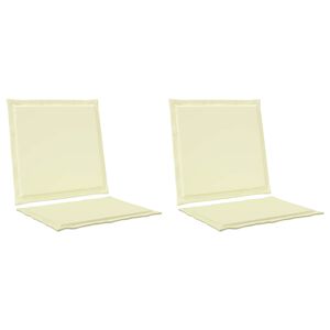 vidaXL &Uuml;l&eacute;s &eacute;s h&aacute;tt&aacute;mla p&aacute;rn&aacute;k 2 pcs Kr&eacute;msz&iacute;nű 47 x 45 x 2 cm