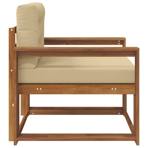 vidaXL K&uuml;lt&eacute;ri k&ouml;z&eacute;pső kanap&eacute; T&ouml;m&ouml;r Ak&aacute;cfa Term&eacute;szetes