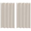 vidaXL Voile F&uuml;gg&ouml;ny 2 db Homoksz&iacute;n 175 x 140 cm Poli&eacute;szter