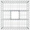 vidaXL Gabion emelt &aacute;gy Ez&uuml;st 60 x 60 x 40 cm Horganyzott ac&eacute;l