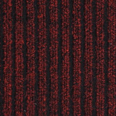 vidaXL piros csíkos lábtörlő 40 x 60 cm