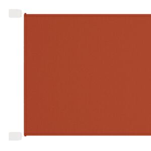 vidaXL terrakotta oxford-sz&ouml;vet f&uuml;ggőleges napellenző 140x360 cm