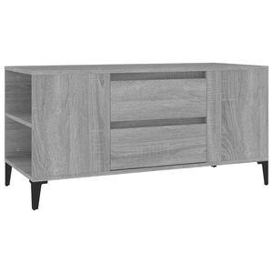 vidaXL sz&uuml;rke sonoma sz&iacute;nű szerelt fa TV-szekr&eacute;ny 102x44,5x50 cm