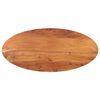 vidaXL t&ouml;m&ouml;r ak&aacute;cfa ov&aacute;lis asztallap 110 x 50 x 3,8 cm