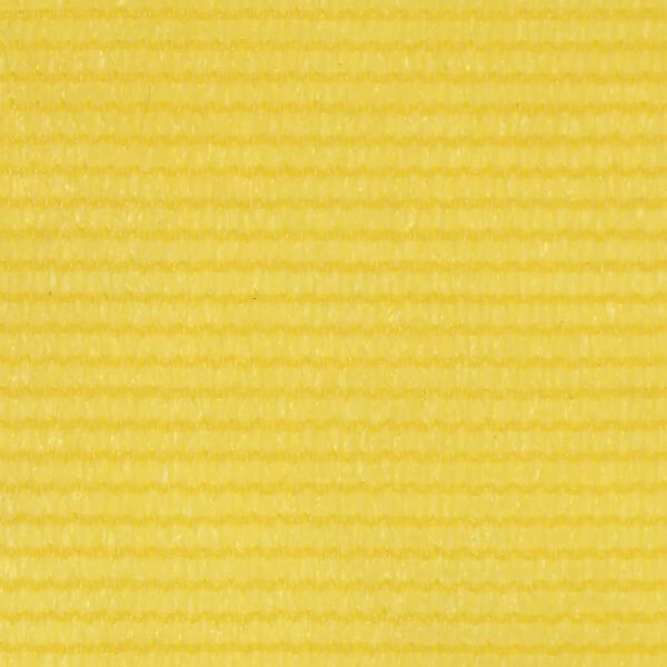 vidaXL sárga HDPE erkélytakaró 75 x 600 cm