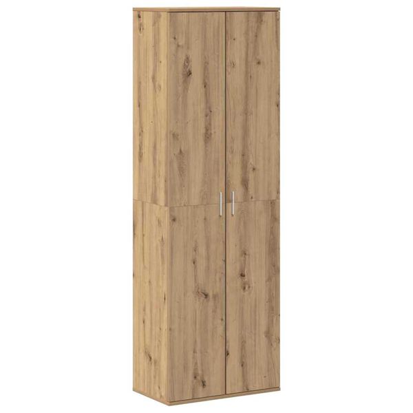 vidaXL Highboard kézműves tölgy 60 x 35 x 180 cm Faanyag