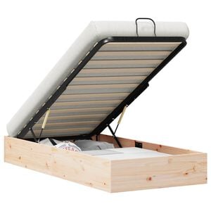 vidaXL T&aacute;rol&oacute;s ottom&aacute;n &aacute;gykeret Term&eacute;szetes 70 x 190 cm T&ouml;m&ouml;r fenyő