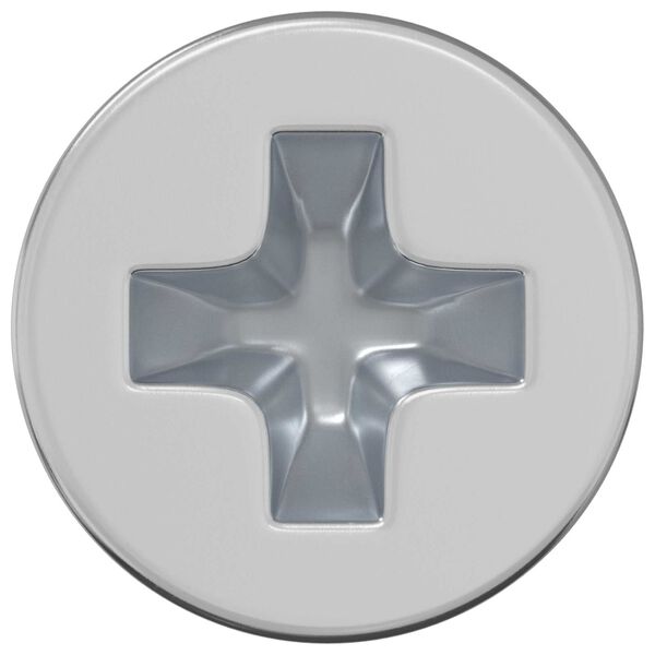 vidaXL S&uuml;llyesztett fejű csavarok 12 pcs Ez&uuml;st M4 x 6 mm Vas