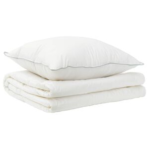 vidaXL Paplan &eacute;s p&aacute;rna szett 2 db 140x200 cm Ny&aacute;ri 140 GSM Gyapj&uacute;