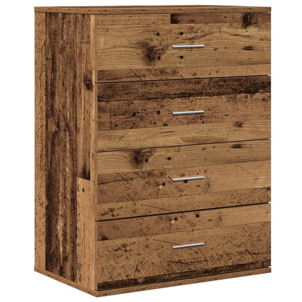 vidaXL Sz&eacute;f fi&oacute;kkal &Ouml;reg fa 60 x 39 x 80 cm Faanyag