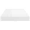 vidaXL feh&eacute;r MDF lebegő fali polc 50 x 23 x 3,8 cm