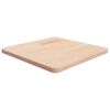 vidaXL kezeletlen t&ouml;m&ouml;r t&ouml;lgyfa n&eacute;gyzet asztallap 50x50x2,5 cm