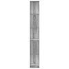 vidaXL 5 szintes szürke sonoma szerelt fa könyvespolc 45x23,5x162,5 cm