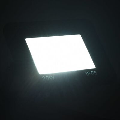 vidaXL 2 db hideg fehér fényű LED-es reflektor 20 W