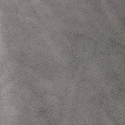 vidaXL szürke szövet súlyozott takaró huzattal 150 x 200 cm 7 kg