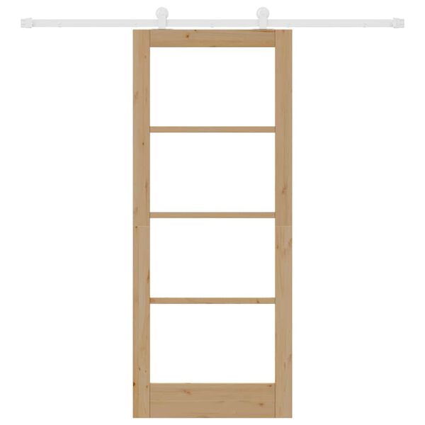 vidaXL Cs&uacute;sz&oacute; ajt&oacute; ORKDAL Term&eacute;szetes 83 x 202 cm