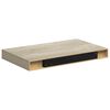 vidaXL 2 db t&ouml;lgysz&iacute;nű MDF lebegő fali polc 40 x 23 x 3,8 cm